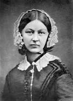 Photograph of Florence Nightingale around 1860 by Henry Hering (1814-1893)