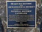 National Historic Landmark commemorating and honoring Francis Drake, Sebastian Rodriguez Cermeño, and Coast Miwok people at Point Reyes, California. (© Pcvjamaica, CC BY-SA 4.0)