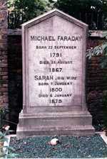 Michael Faraday's grave at Highgate Cemetery, London