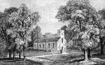 A picture of Steventon Church, as depicted in A Memoir of Jane Austen