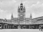 The facade of Brunel's Bristol Temple Mead station.