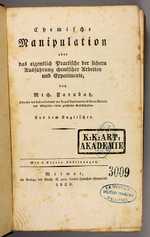 Chemische Manipulation by Michael Faraday, 1828