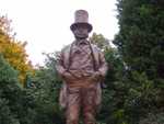 A statue of Brunel in the grounds of the eponymous university