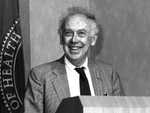 One of the co-discoverers of deoxyribonucleic acid (DNA) with Francis Crick. Between 1988-1992, Dr. Watson was associated with the National Institutes of Health helping to establish the Human Genome Project.