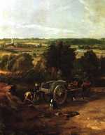 The exact location where John Constable painted 'The Stour Valley and Dedham Village' in 1814-15 remains unknown.