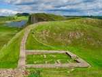 Emperor Hadrian's 73-mile long wall to keep invaders out of England