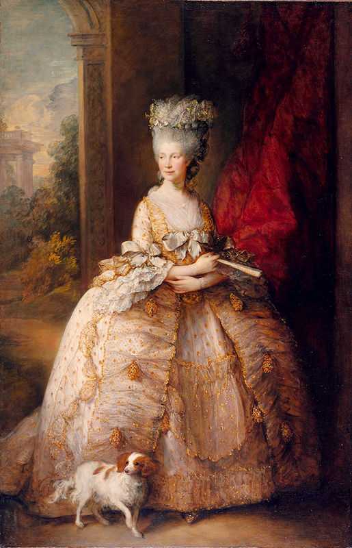 Queen Charlotte oil on canvas 238 x 186 cm circa 1781