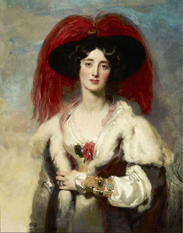 'Julia, Lady Peel', by Thomas Lawrence (1769–1830) in 1827