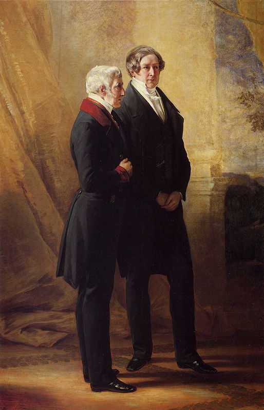 'Sir Robert Peel with the Duke of Wellington' by Franz Xaver Winterhalter (1805–1873) in 1844