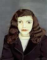 'Girl in a Dark Jacket' by Freud, 1947 currently in Private Collection