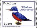 A Paraguyan stamp celebrating the bicentenary of Darwin's birth