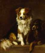 'Tristram and Fox' painted by Thomas Gainsborough (ca. 1775)