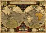 Records the first English circumnavigation of the globe by Sir Francis Drake (1577-1580), as well as that of his countryman Thomas Cavendish a few years later (1586-1588)