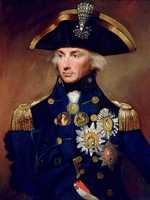 Admiral Horatio Nelson in his naval uniform