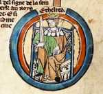 Ethelred as depicted in the early-fourteenth-century