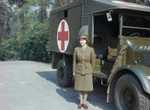 The Queen in Auxiliary Territorial Service uniform, April 1945
