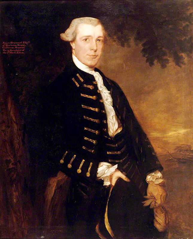Portrait of James Modyford Heywood (died 1798), Member of Parliament for Fowey and plantation owner in Jamaica, painted by Thomas Gainsborough