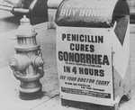 An advertisement advertising penicillin's "miracle cure".