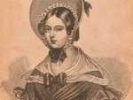 An engraving of Princess Victoria, on the morning of her accession to the throne