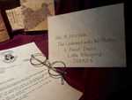 The letter that told Harry Potter that he had been accepted to Hogwarts School of Witchcraft and Wizardry