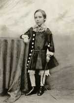 A photo of Stevenson at age 7
