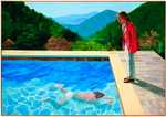 David Hockney's 1972 painting Portrait of an Artist (Pool with Two Figures)