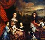 The Family of James, Duke of York. The Duke (later King James II and VII) and Duchess of York (previously Anne Hyde) were painted by Peter Lely in between 1668 and 1670. Their two daughters, Mary (left) and Anne (right)