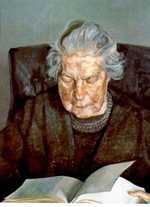 'The Painter's Mother Reading' by Freud, 1975 currently in Private Collection