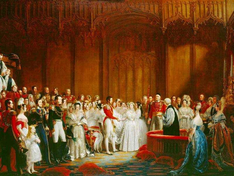 Queen Victoria Marriage with Albert in February 1840