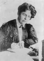 Harriot Eaton Stanton Blatch, daughter of US suffragist Elizabeth Cady Stanton, became friends with Pankhurst through their work in the Women's Franchise League