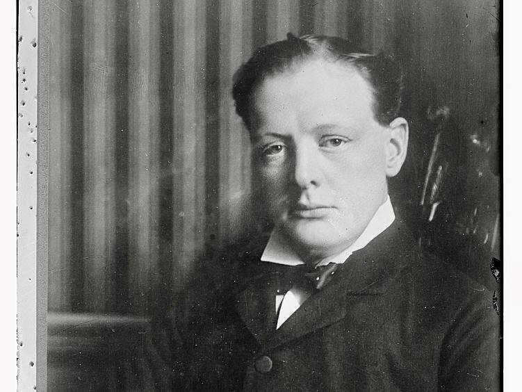 A photograph of Churchill aged 25