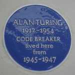 Alan Turing's plaque on 78 High Street, Hampton  (© Edwardx, CC BY-SA 4.0)