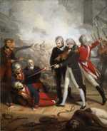 Nelson receives the surrender of the San Nicholas, an 1806 portrait by Richard Westall