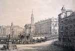 Wellesley's funeral procession passing through Trafalgar Square